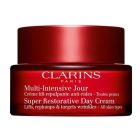 CLARINS SUPER RESTORATIVE DAY CREAM - ANTI AGING + ANTI WRINKLE CREAM FOR MENOPAUSAL SKIN